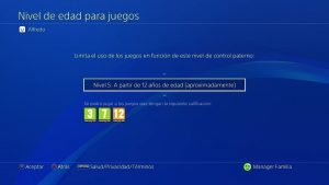 control parental sony playstation