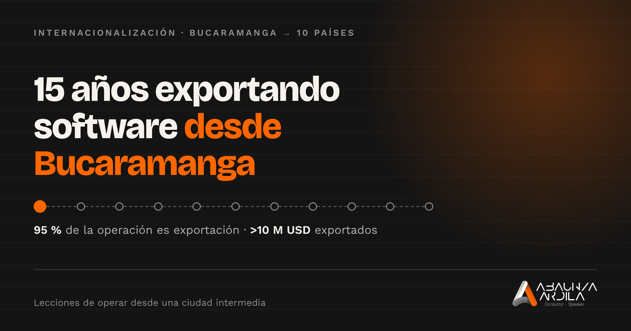 exportando desde bucaramanga